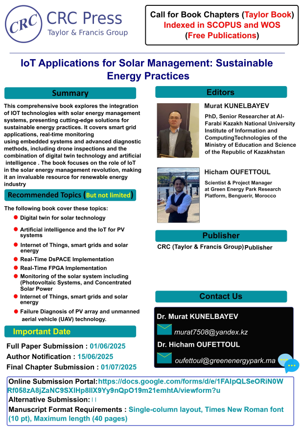 Book Cover: IoT Applications for Solar Management